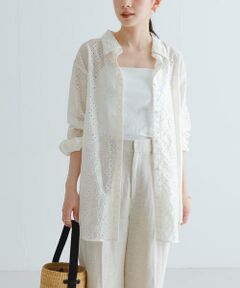 URBAN RESEARCH / アーバンリサーチ シャツ・ブラウス | 刺繍レースオーバーシャツ