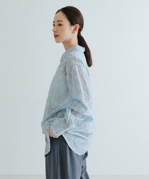 URBAN RESEARCH / アーバンリサーチ シャツ・ブラウス | 刺繍レースオーバーシャツ | 詳細3