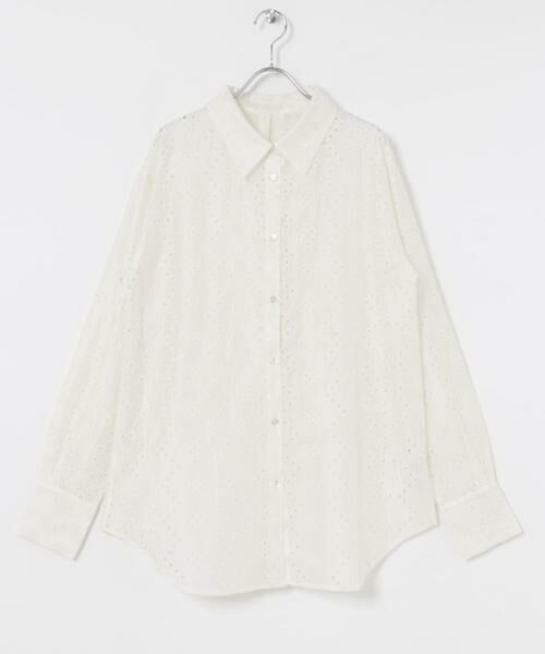 URBAN RESEARCH / アーバンリサーチ シャツ・ブラウス | 刺繍レースオーバーシャツ | 詳細24
