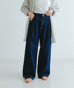 URBAN RESEARCH / アーバンリサーチ デニムパンツ | 『3サイズ展開』new basic　ツータックワイドデニムパンツ