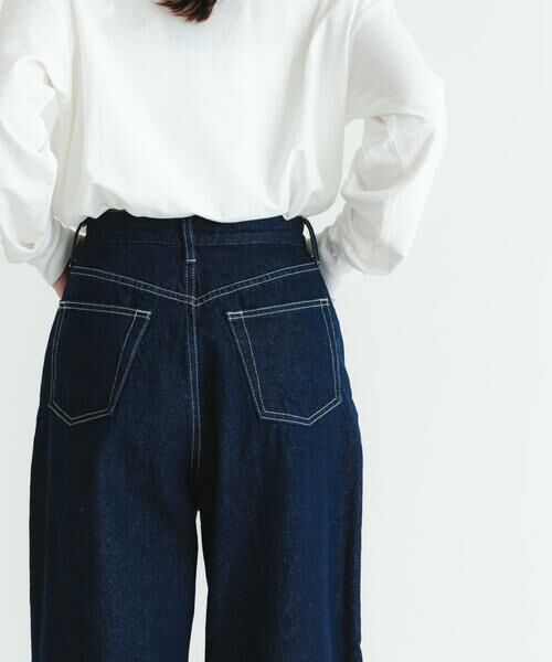 URBAN RESEARCH / アーバンリサーチ デニムパンツ | 『3サイズ展開』new basic　ツータックワイドデニムパンツ | 詳細10
