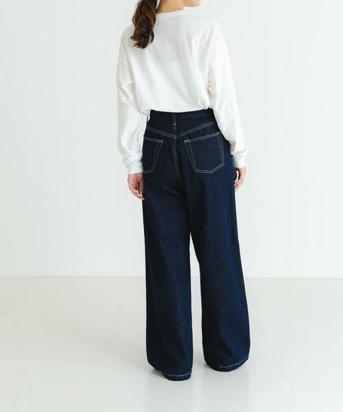 URBAN RESEARCH / アーバンリサーチ デニムパンツ | 『3サイズ展開』new basic　ツータックワイドデニムパンツ | 詳細15