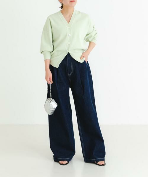 URBAN RESEARCH / アーバンリサーチ デニムパンツ | 『3サイズ展開』new basic　ツータックワイドデニムパンツ | 詳細18