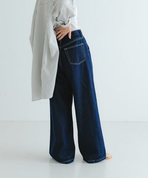 URBAN RESEARCH / アーバンリサーチ デニムパンツ | 『3サイズ展開』new basic　ツータックワイドデニムパンツ | 詳細3