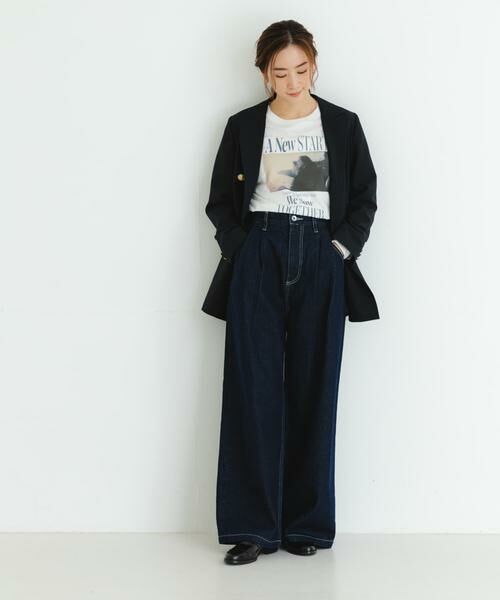 URBAN RESEARCH / アーバンリサーチ デニムパンツ | 『3サイズ展開』new basic　ツータックワイドデニムパンツ | 詳細8