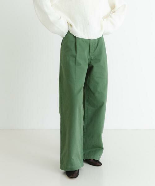 URBAN RESEARCH / アーバンリサーチ その他パンツ | 『3サイズ展開』new basic タックワイドチノパンツ | 詳細1