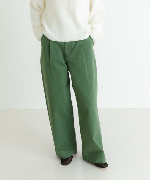 URBAN RESEARCH / アーバンリサーチ その他パンツ | 『3サイズ展開』new basic タックワイドチノパンツ | 詳細4