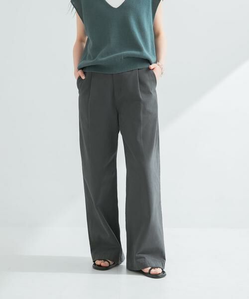 URBAN RESEARCH / アーバンリサーチ その他パンツ | 『3サイズ展開』new basic タックワイドチノパンツ | 詳細14