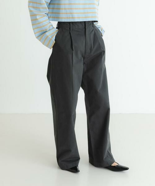 URBAN RESEARCH / アーバンリサーチ その他パンツ | 『3サイズ展開』new basic タックワイドチノパンツ | 詳細19