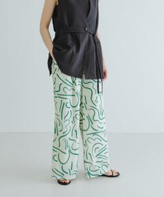 URBAN RESEARCH / アーバンリサーチ その他パンツ | 『イージーケア』ドローイングアートプリントパンツ