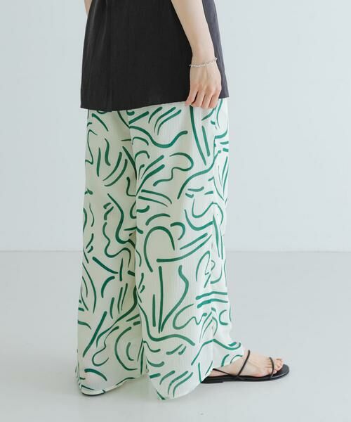 URBAN RESEARCH / アーバンリサーチ その他パンツ | 『イージーケア』ドローイングアートプリントパンツ | 詳細15