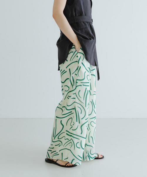 URBAN RESEARCH / アーバンリサーチ その他パンツ | 『イージーケア』ドローイングアートプリントパンツ | 詳細16