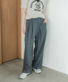 URBAN RESEARCH / アーバンリサーチ その他パンツ | 『3サイズ展開』『イージーケア』タックギャザーストレートパンツ