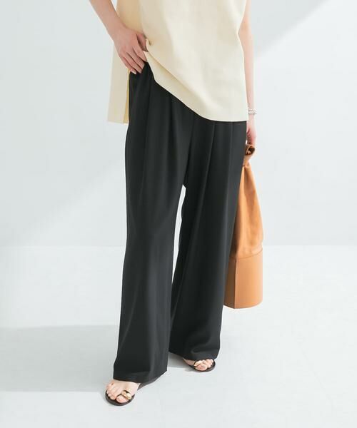 URBAN RESEARCH / アーバンリサーチ その他パンツ | 『3サイズ展開』『イージーケア』タックギャザーストレートパンツ | 詳細1