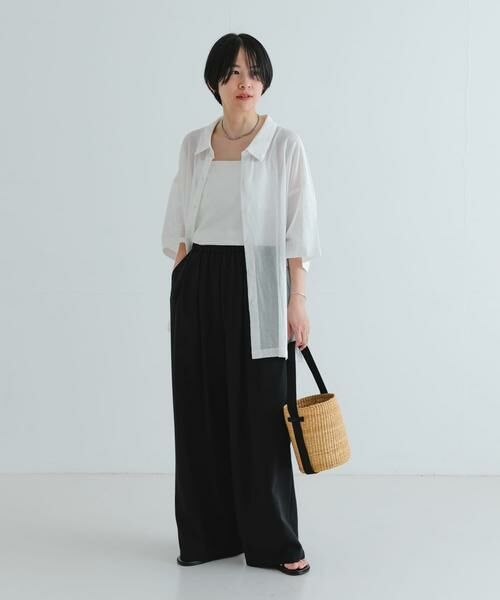 URBAN RESEARCH / アーバンリサーチ その他パンツ | 『3サイズ展開』『イージーケア』タックギャザーストレートパンツ | 詳細10