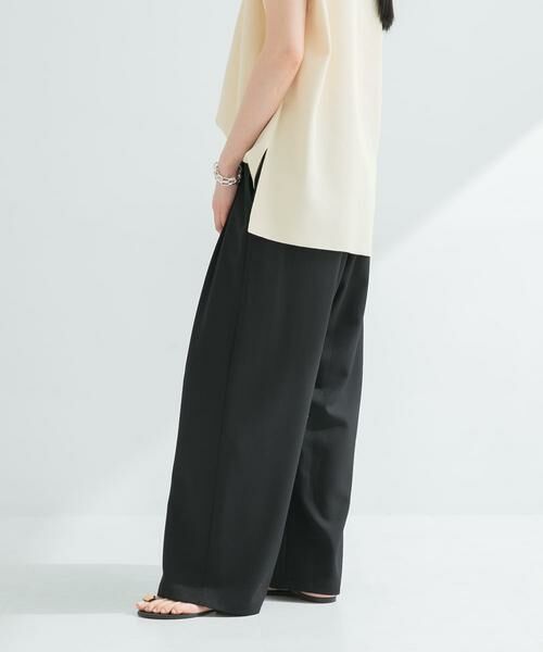 URBAN RESEARCH / アーバンリサーチ その他パンツ | 『3サイズ展開』『イージーケア』タックギャザーストレートパンツ | 詳細2