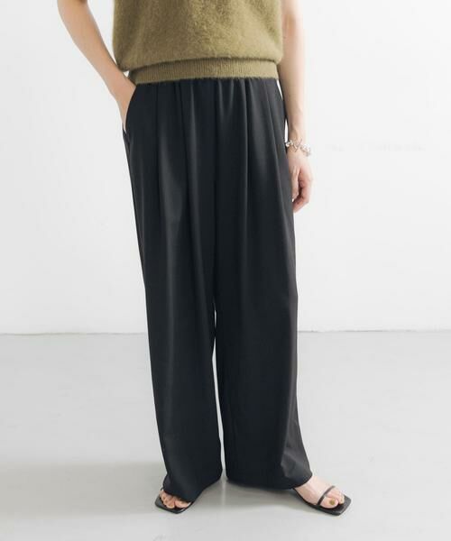 URBAN RESEARCH / アーバンリサーチ その他パンツ | 『3サイズ展開』『イージーケア』タックギャザーストレートパンツ | 詳細7