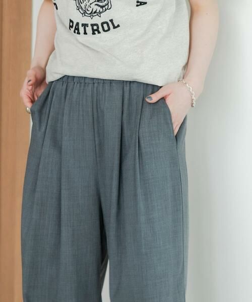 URBAN RESEARCH / アーバンリサーチ その他パンツ | 『3サイズ展開』『イージーケア』タックギャザーストレートパンツ | 詳細13
