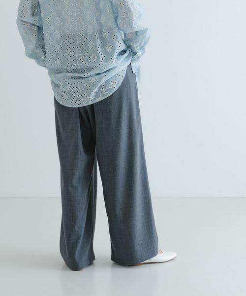 URBAN RESEARCH / アーバンリサーチ その他パンツ | 『3サイズ展開』『イージーケア』タックギャザーストレートパンツ | 詳細18