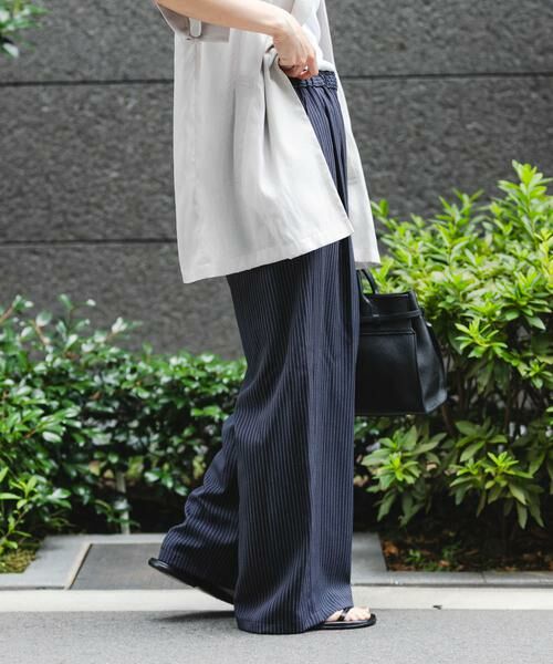 URBAN RESEARCH / アーバンリサーチ その他パンツ | 『3サイズ展開』『イージーケア』タックギャザーストレートパンツ | 詳細28