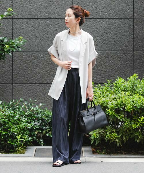 URBAN RESEARCH / アーバンリサーチ その他パンツ | 『3サイズ展開』『イージーケア』タックギャザーストレートパンツ | 詳細30