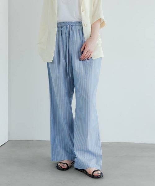 URBAN RESEARCH / アーバンリサーチ その他パンツ | new basic　インドスビンコットンストライプパンツ | 詳細2