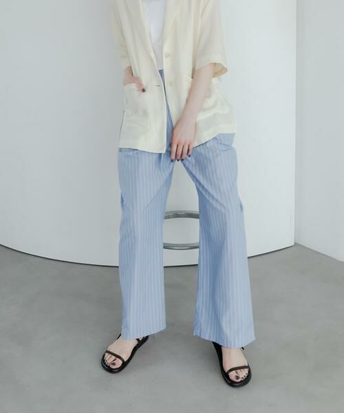 URBAN RESEARCH / アーバンリサーチ その他パンツ | new basic　インドスビンコットンストライプパンツ | 詳細5