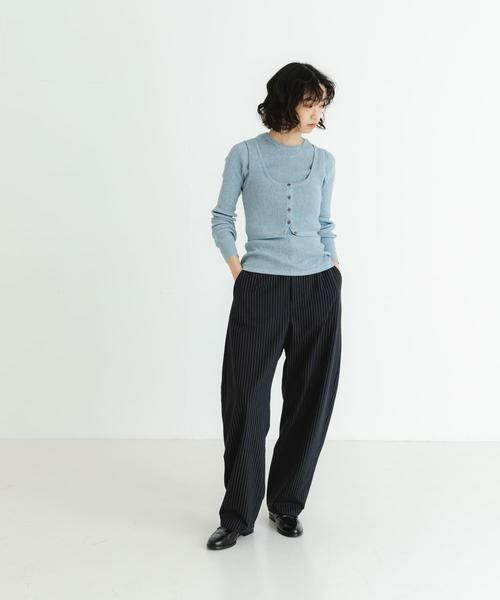 URBAN RESEARCH / アーバンリサーチ その他パンツ | 『3サイズ展開』ストライプコクーンスラックス | 詳細11