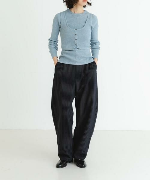URBAN RESEARCH / アーバンリサーチ その他パンツ | 『3サイズ展開』ストライプコクーンスラックス | 詳細9