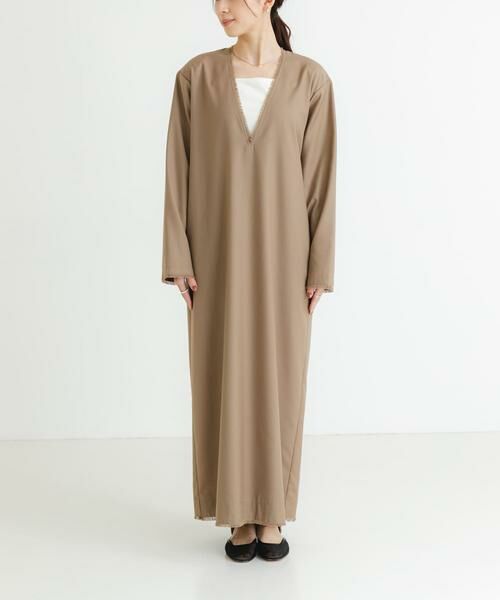 URBAN RESEARCH / アーバンリサーチ ワンピース | new basic　深Vネックワンピース | 詳細17