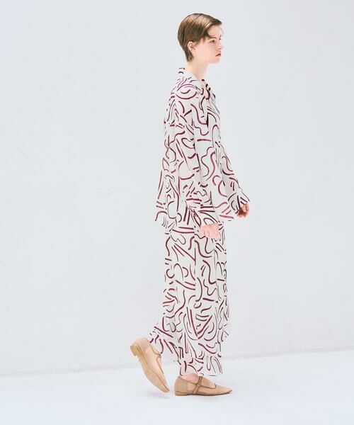 URBAN RESEARCH / アーバンリサーチ ワンピース | 『イージーケア』ドローイングアートプリントワンピース | 詳細3