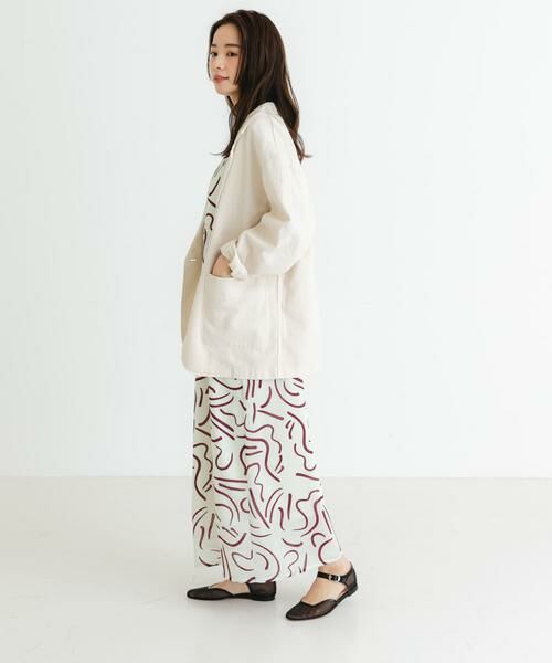 URBAN RESEARCH / アーバンリサーチ ワンピース | 『イージーケア』ドローイングアートプリントワンピース | 詳細6