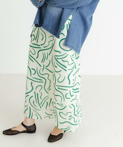 URBAN RESEARCH / アーバンリサーチ ワンピース | 『イージーケア』ドローイングアートプリントワンピース | 詳細14