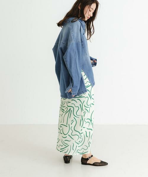 URBAN RESEARCH / アーバンリサーチ ワンピース | 『イージーケア』ドローイングアートプリントワンピース | 詳細16