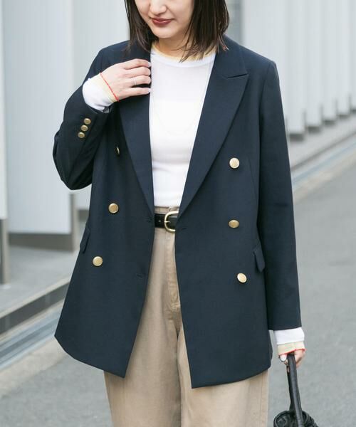 URBAN RESEARCH / アーバンリサーチ その他アウター | 『2サイズ展開』ダブルブレストブレザージャケット | 詳細3