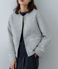 URBAN RESEARCH / アーバンリサーチ ノーカラージャケット | ツイードノーカラージャケット