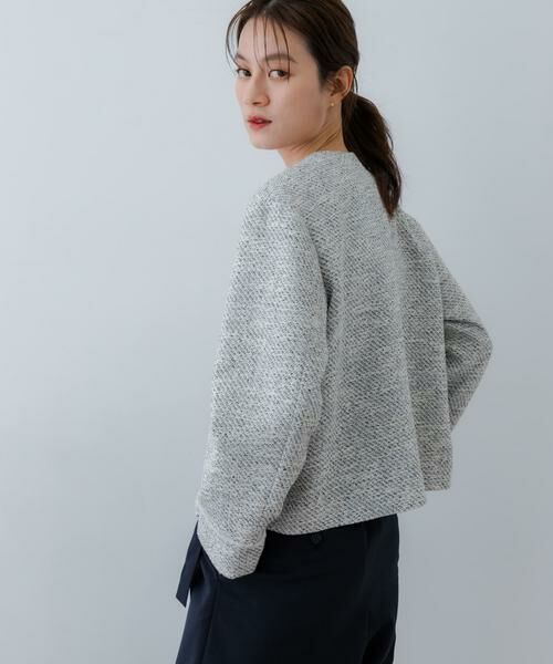 URBAN RESEARCH / アーバンリサーチ ノーカラージャケット | ツイードノーカラージャケット | 詳細4