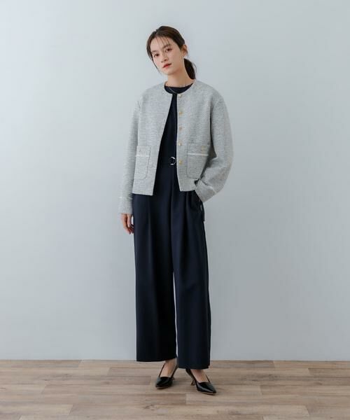 URBAN RESEARCH / アーバンリサーチ ノーカラージャケット | ツイードノーカラージャケット | 詳細5