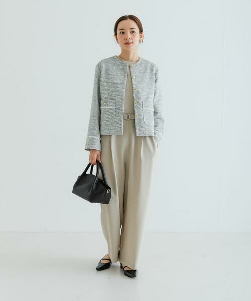 URBAN RESEARCH / アーバンリサーチ ノーカラージャケット | ツイードノーカラージャケット | 詳細7