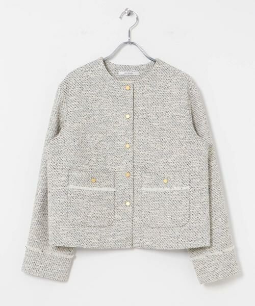URBAN RESEARCH / アーバンリサーチ ノーカラージャケット | ツイードノーカラージャケット | 詳細8