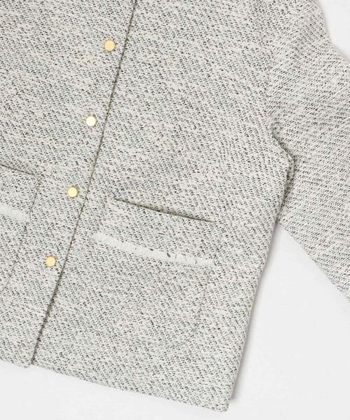 URBAN RESEARCH / アーバンリサーチ ノーカラージャケット | ツイードノーカラージャケット | 詳細9