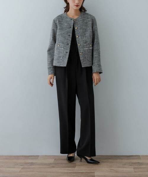 URBAN RESEARCH / アーバンリサーチ ノーカラージャケット | ツイードノーカラージャケット | 詳細18