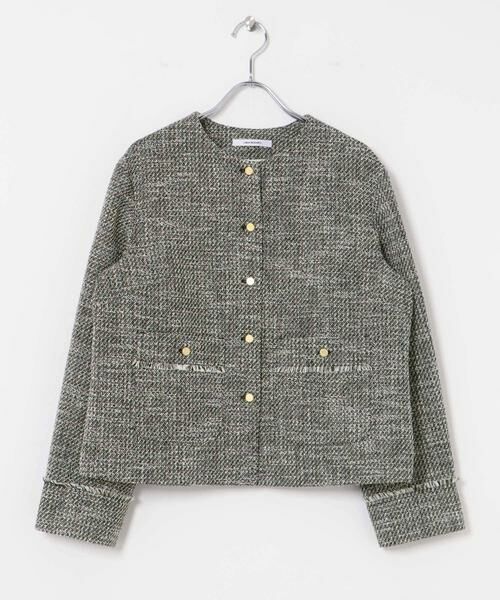 URBAN RESEARCH / アーバンリサーチ ノーカラージャケット | ツイードノーカラージャケット | 詳細22