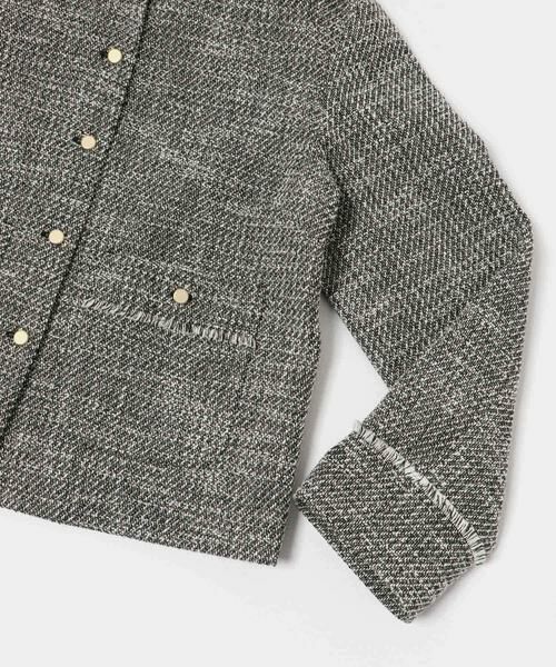 URBAN RESEARCH / アーバンリサーチ ノーカラージャケット | ツイードノーカラージャケット | 詳細23