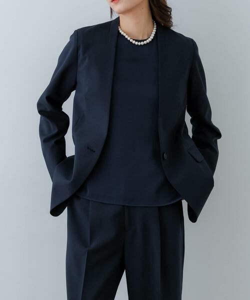 URBAN RESEARCH / アーバンリサーチ ノーカラージャケット | 『2サイズ展開』ノーカラージャケット | 詳細1