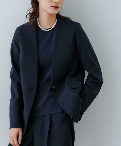 URBAN RESEARCH / アーバンリサーチ ノーカラージャケット | 『2サイズ展開』ノーカラージャケット | 詳細2