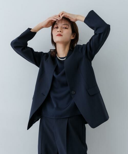 URBAN RESEARCH / アーバンリサーチ ノーカラージャケット | 『2サイズ展開』ノーカラージャケット | 詳細7