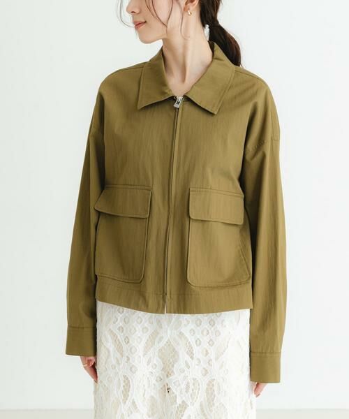 URBAN RESEARCH / アーバンリサーチ ブルゾン | コットンナイロンジップブルゾン | 詳細8