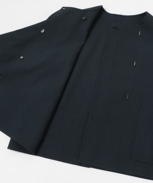 URBAN RESEARCH / アーバンリサーチ ノーカラージャケット | ツイルノーカラーリバーコート | 詳細10