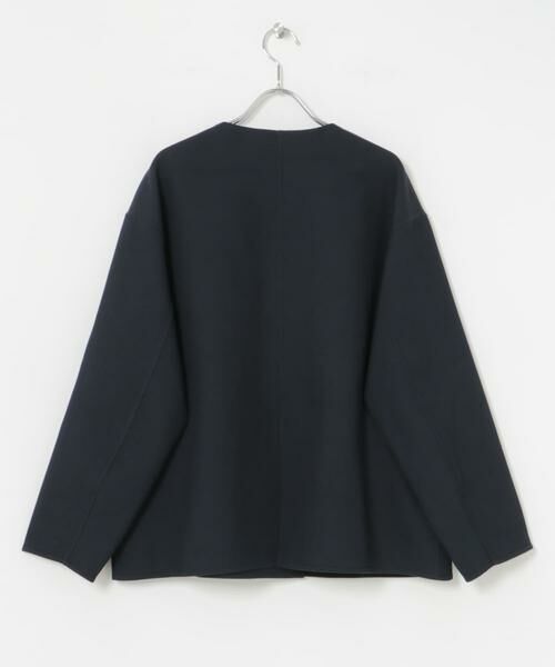 URBAN RESEARCH / アーバンリサーチ ノーカラージャケット | ツイルノーカラーリバーコート | 詳細11